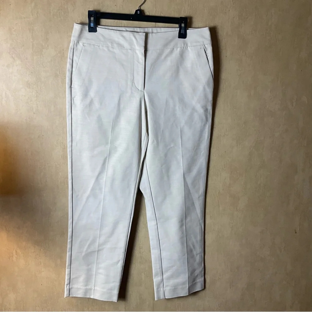 Ann Taylor Signature Fit Tan Work Trousers Size 8 - Picture 3 of 15